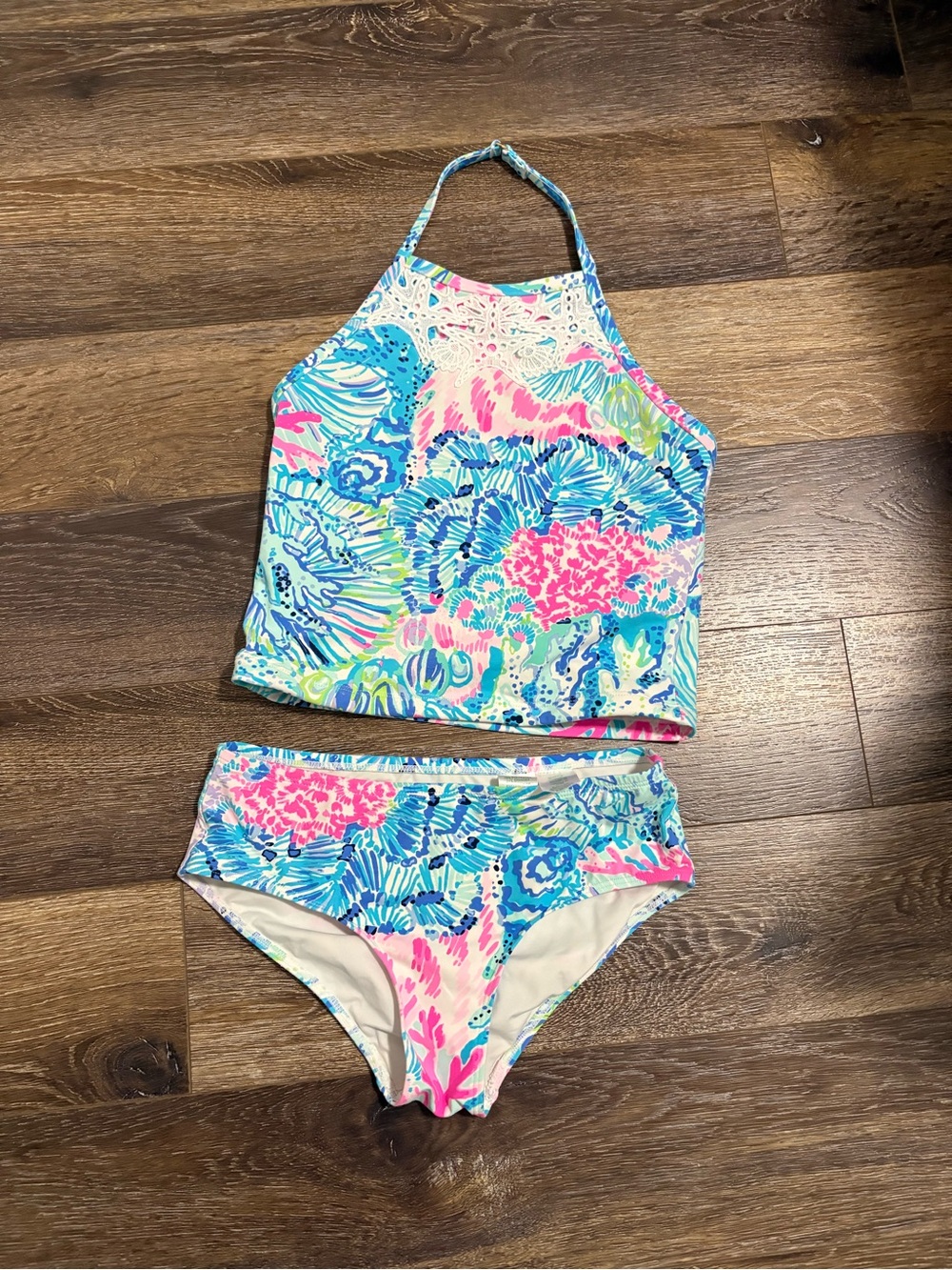 Lilly Pulitzer Kinley Tankini Sz 10